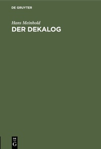 Abbildung von: Der Dekalog - De Gruyter