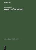 Cover: Wort f&uuml;r Wort - De Gruyter