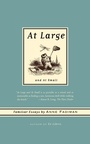 Cover: At Large and at Small - Farrar, Straus and Giroux