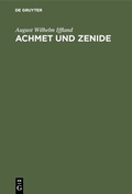 Cover: Achmet und Zenide - De Gruyter