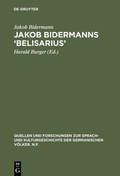Cover: Jakob Bidermanns 'Belisarius' - De Gruyter Mouton