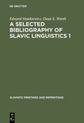 Cover: A selected bibliography of Slavic linguistics 1 - De Gruyter Mouton