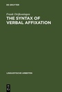 Cover: The Syntax of Verbal Affixation - De Gruyter