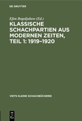 Cover: 1919-1920 - De Gruyter