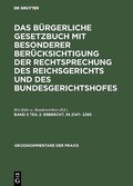 Cover: Erbrecht, &sect;&sect; 2147- 2385 - De Gruyter