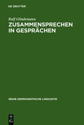 Cover: Zusammensprechen in Gespr&auml;chen - De Gruyter