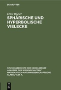 Cover: Sph&auml;rische und hyperbolische Vielecke - De Gruyter