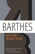 Cover: Writing Degree Zero - Farrar, Straus & Giroux Inc