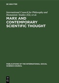 Cover: Marx and Contemporary Scientific Thought - De Gruyter Mouton