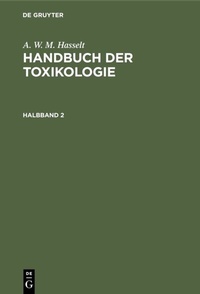 Abbildung von: Handbuch der Toxikologie. Halbband 2 - De Gruyter
