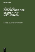Cover: Allgemeine Arithmetik - De Gruyter