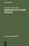 Cover: Demokratie in der Schule - De Gruyter
