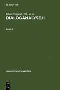 Cover: Dialoganalyse II - De Gruyter