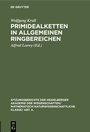 Cover: Primidealketten in allgemeinen Ringbereichen - De Gruyter