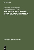 Cover: Fachinformation und Bildschirmtext - De Gruyter Saur