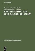 Cover: Fachinformation und Bildschirmtext - De Gruyter Saur
