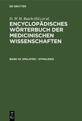 Cover: Spalatro - Syphiliden - De Gruyter