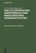 Cover: Spalatro - Syphiliden - De Gruyter