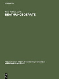 Enlarge image Cover: Beatmungsgeräte - De Gruyter