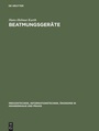 Cover: Beatmungsgeräte - De Gruyter