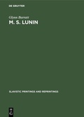 Cover: M. S. Lunin - De Gruyter Mouton