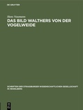 Cover: Das Bild Walthers von der Vogelweide - De Gruyter