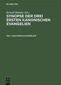 Abbildung von: Das Markus-Evangelium - De Gruyter