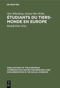 Cover: &Eacute;tudiants du tiers-monde en Europe - De Gruyter Mouton