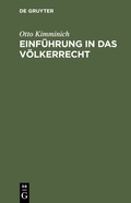 Cover: Einf&uuml;hrung in das V&ouml;lkerrecht - De Gruyter Saur