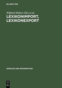 Abbildung von: Lexikonimport, Lexikonexport - De Gruyter