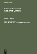 Cover: Rosch ha-schana (Neujahr) - De Gruyter