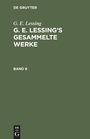 Cover: G. E. Lessing's gesammelte Werke. Band 8 - De Gruyter