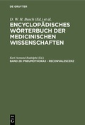 Cover: Pneumothorax - Reconvalescenz - De Gruyter