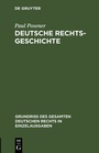 Cover: Deutsche Rechtsgeschichte - De Gruyter