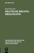 Cover: Deutsche Rechtsgeschichte - De Gruyter