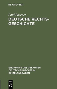 Enlarge image Cover: Deutsche Rechtsgeschichte - De Gruyter