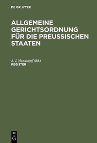 Abbildung von: Register - De Gruyter