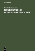 Abbildung von: Neudeutsche Wirtschaftspolitik - De Gruyter