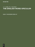 Cover: The reverse word list - De Gruyter Mouton