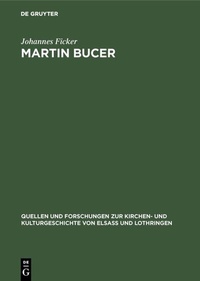 Abbildung von: Martin Bucer - De Gruyter