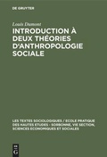 Cover: Introduction &agrave; deux th&eacute;ories d'anthropologie sociale - De Gruyter Mouton