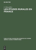 Cover: Les &eacute;tudes rurales en France - De Gruyter Mouton