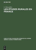 Cover: Les &eacute;tudes rurales en France - De Gruyter Mouton