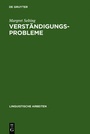 Cover: Verst&auml;ndigungsprobleme - De Gruyter