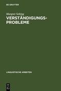 Cover: Verst&auml;ndigungsprobleme - De Gruyter