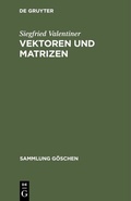 Cover: Vektoren und Matrizen - De Gruyter