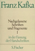 Cover: Nachgelassene Schriften und Fragmente I - S. Fischer