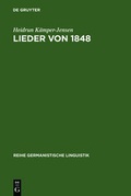Cover: Lieder von 1848 - De Gruyter