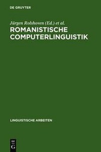 Abbildung von: Romanistische Computerlinguistik - De Gruyter