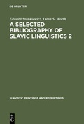 Cover: A Selected Bibliography of Slavic Linguistics 2 - De Gruyter Mouton
